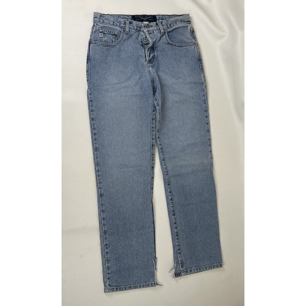 Guess Boyfriend‎ Jeans Relaxed Fit Straight Leg Button Fly Womens 30x31 Vintage